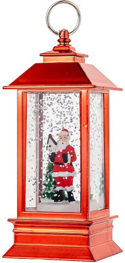 Alista Home Christmas Plastic Red Battery Lantern 13x5.3cm