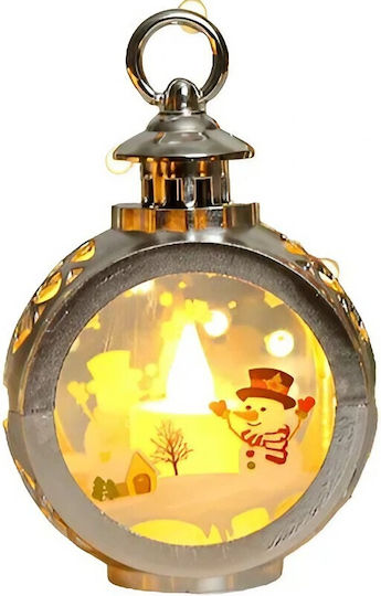 Alista Home Christmas Glass Lantern White 13.5x9cm