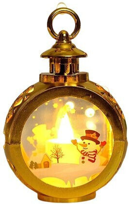 Alista Home Christmas Glass Lantern White 13.5x9cm