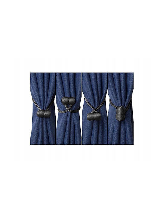 Tie-Back Magnetic Negru 2 Bucăți