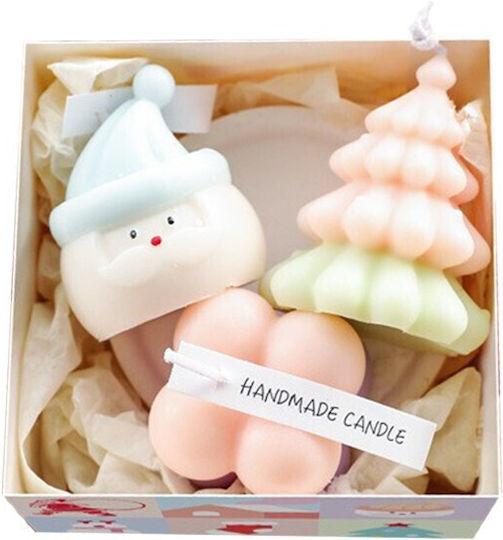 Alista Home Christmas Candle Pink 11x11cm 3 Pieces