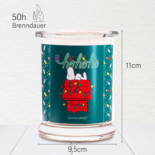 Relaxdays Weihnachtskerze Braun 11,5x9,5cm