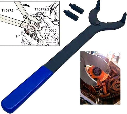 Adjustable Wrench Tool Locking Timing Shaft Pulleys Audi Vw