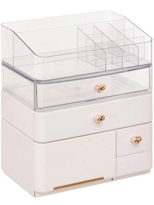 5Five Cosmetics Organizer With 5 Drawers Transparent 27.2x23x16.5cm