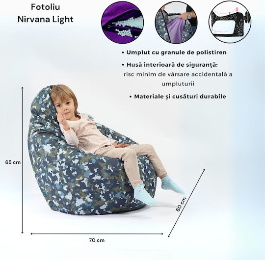 Beanbag 70x60x65 cm Gri