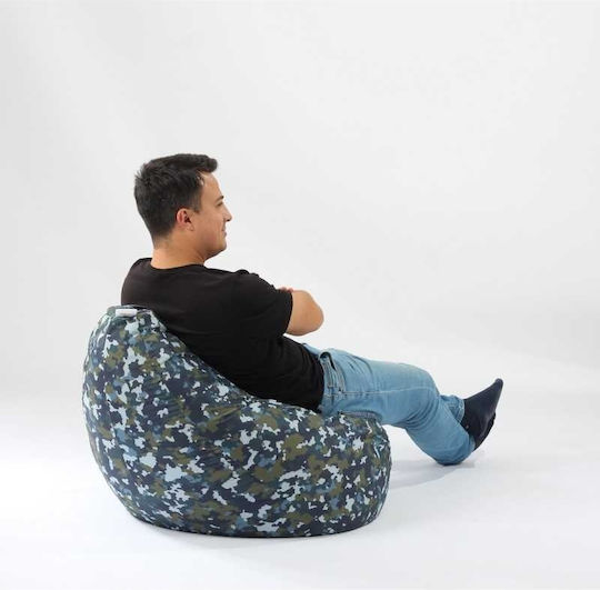 Beanbag Multicolor 70x60x65 cm