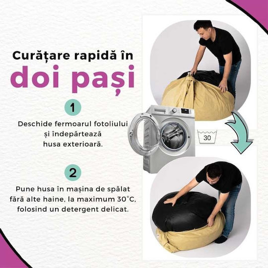 Beanbag 70x60x65 cm Roșu Beanbag 70x60x65 cm Roșu