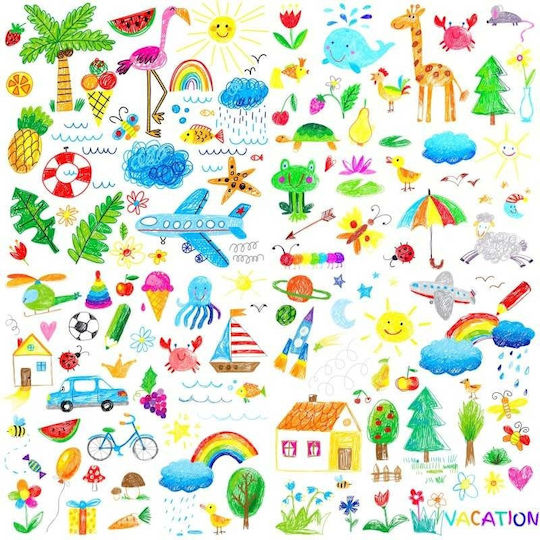 Beanbag 70x60x65 cm Multicolor