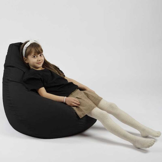 Beanbag 70x60x65 cm Negru