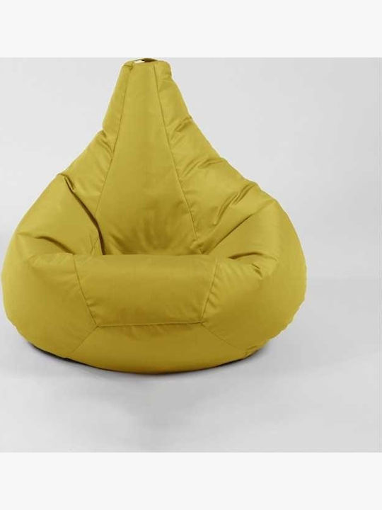 Beanbag Galben 70x60x65 cm