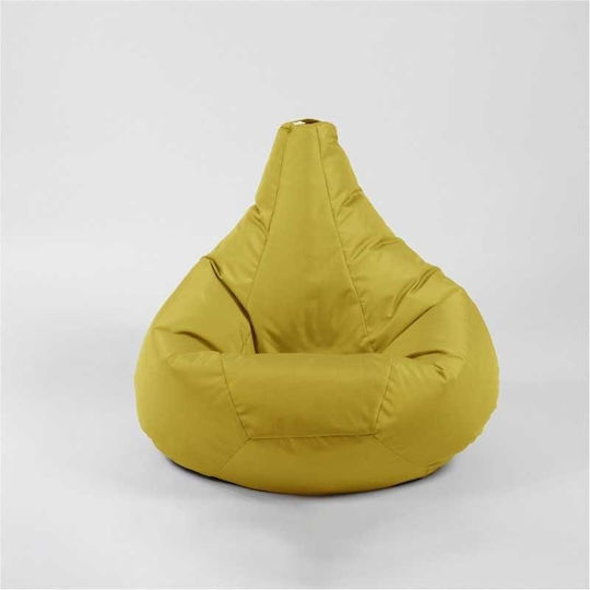 Kids Chair Yellow Pufrelax 70x60x65cm