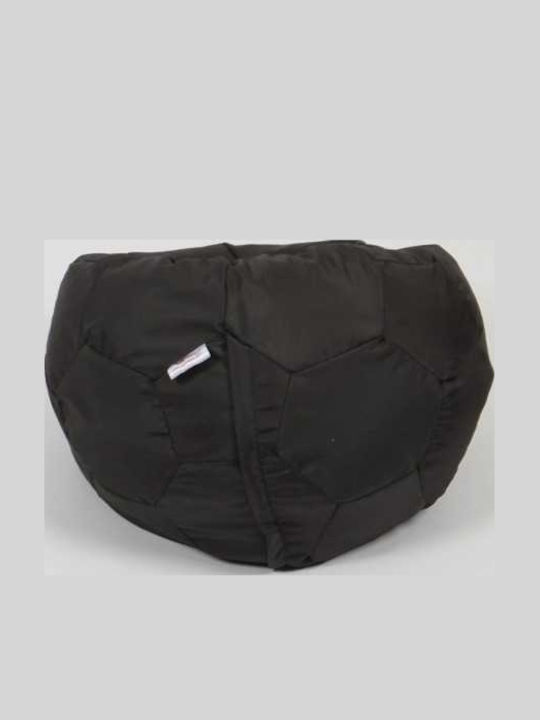 Kids Chair Black Pufrelax 40x40x40cm