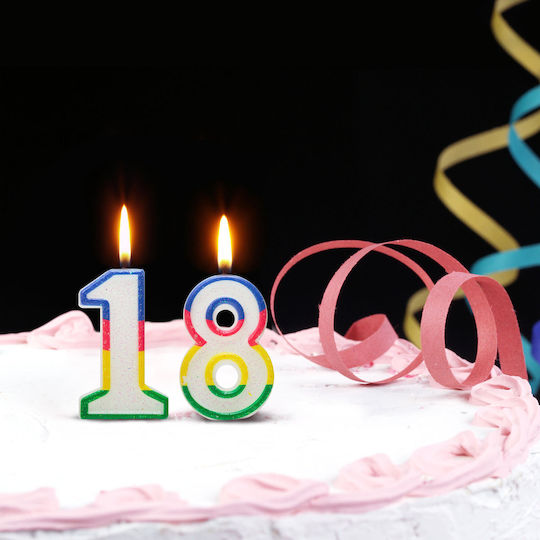 Cake Candle Size 7x4 Cm Number 6