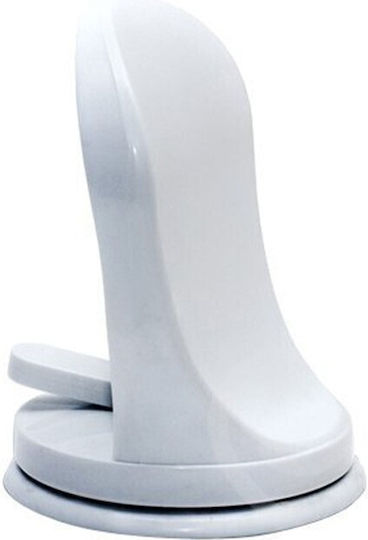 Footrest Flippy Bathroom Suction Cup Made Pp Pvc Non-slip 11.5 X 15 Cm White