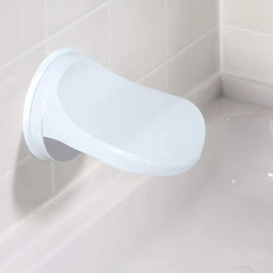 Footrest Flippy Bathroom Suction Cup Made Pp Pvc Non-slip 11.5 X 15 Cm White