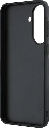 Karl Lagerfeld Logo Rückseite Umschlag Synthetisches Leder Schwarz (Galaxy A37)