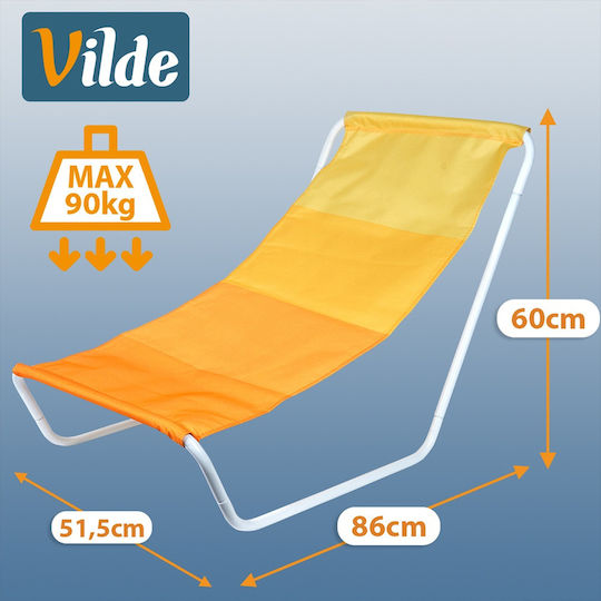 Vilde Vilde Strandstuhl Gelbes Set 2 Stück