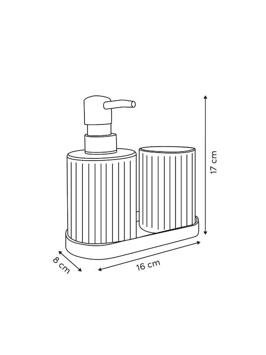 5Five Dispenser Πλαστικό Πράσινο 300ml