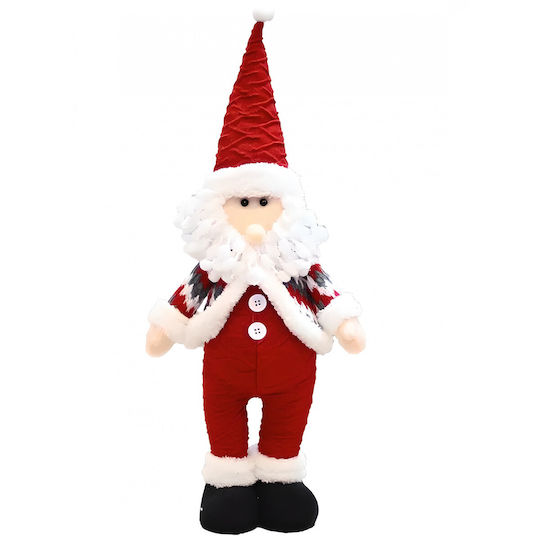 Decorative Christmas Santa Red Plastic 55cm