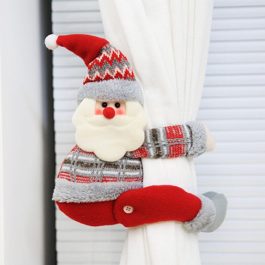 Moș Crăciun Decorativ Din Țesătură 46x14x26cm