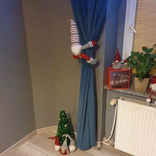 Decorative Red Fabric Christmas Santa 42x27x7cm