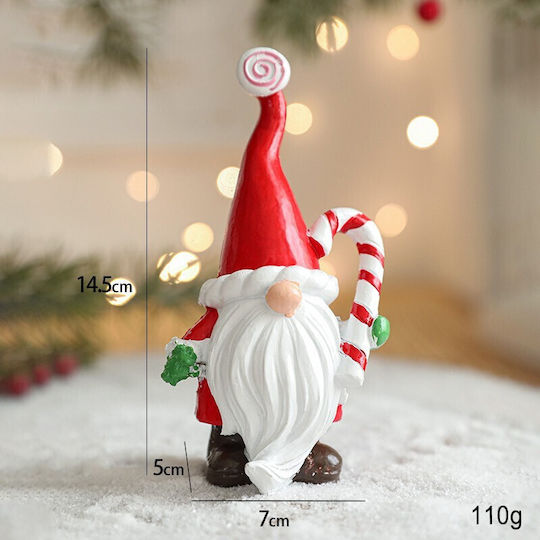 Decorative Red Christmas Santa 14.5x7x5cm