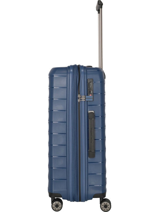 Travelite Mittlerer Hartschalen-Reisekoffer Marineblau