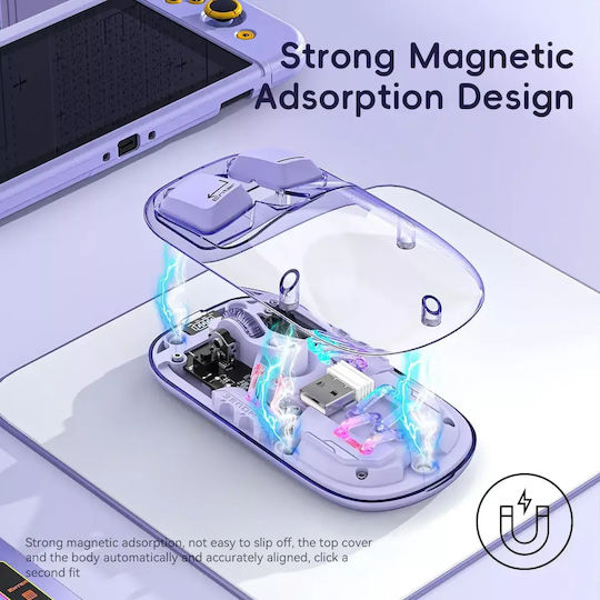 JX-XWD118 Ασύρματο Bluetooth Ποντίκι Κίτρινο