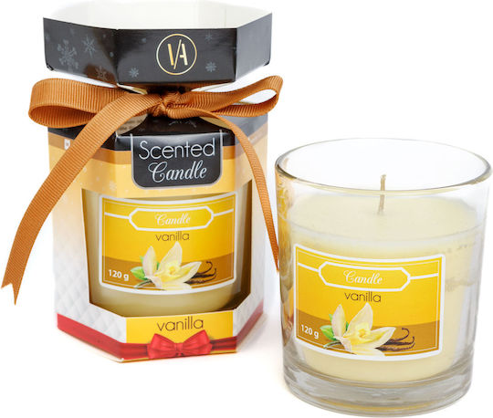 Alista Home Aromatisches Kerze in Gefäß mit Vanille Parfüm 120gr