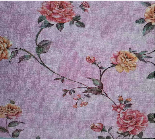 Tapet Autocolant Roz Lavabil 100x50cm