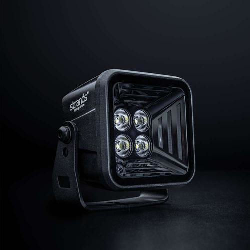 Strands Red Led Work Headlight Dark Knight Fortex 38w 3200lm Sld809255
