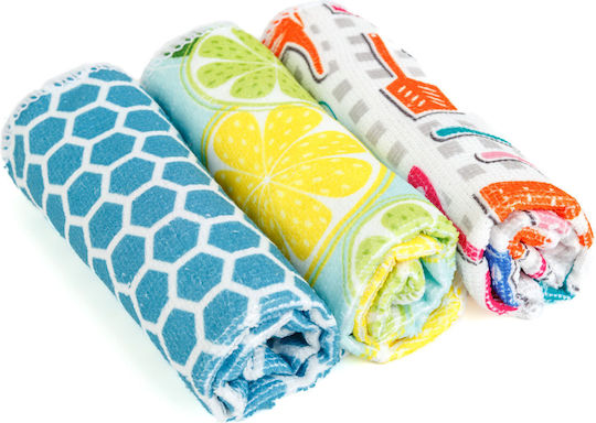 Microfiber Cloth Set 4+1 Pcs 30x30 Cm Kitchen Home Cleaning Streak-free