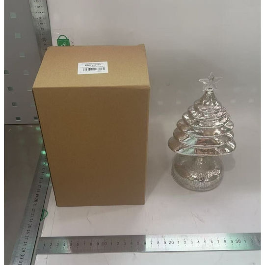 Christmas Decoration Flippy Tree Star Model Glass Lights 3 Aa Batteries 22 X 9 Cm Gold