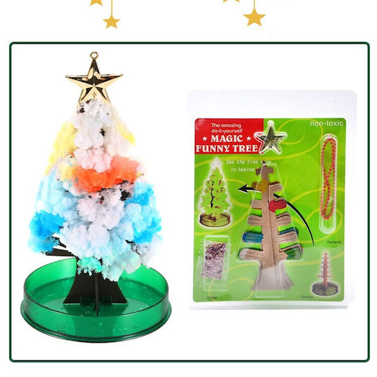 Paper Flowering Water Tree Flippy Magic Flowering Christmas Tree Toy Slow Growth In 8-24 H Christmas Decoration 16.5 X 9.5 X 9.5 Cm Multicolor