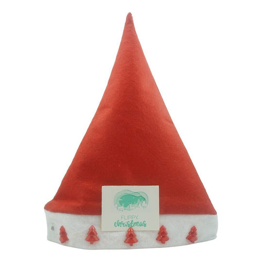 Santa Claus Hat Alista Home Christmas Trees Led Music Red One Size Polyester