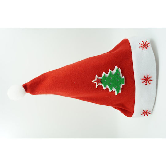 Pălărie Moș Crăciun Alista Home Model Brad De Crăciun Ornament Fulgi De Zăpadă Roșie Mărime Unică Material Textil