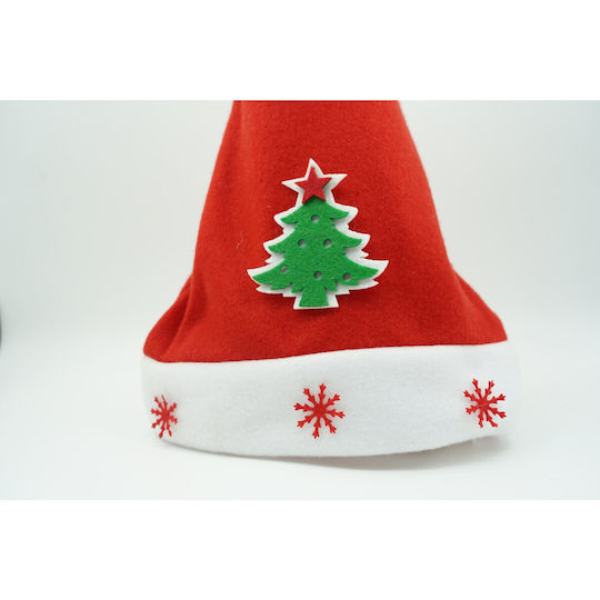 Pălărie Moș Crăciun Alista Home Model Brad De Crăciun Ornament Fulgi De Zăpadă Roșie Mărime Unică Material Textil