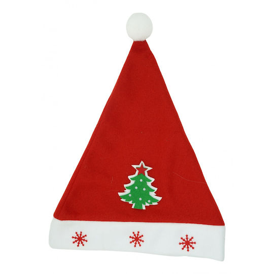 Pălărie Moș Crăciun Alista Home Model Brad De Crăciun Ornament Fulgi De Zăpadă Roșie Mărime Unică Material Textil