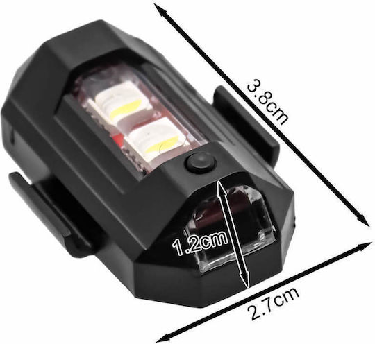 Led Rechargeable Mini Signaling Light 7 Colors Multiple Functions Oem