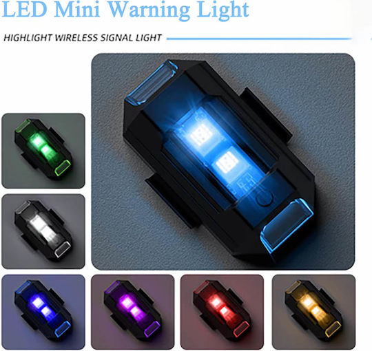 Led Rechargeable Mini Signaling Light 7 Colors Multiple Functions Oem