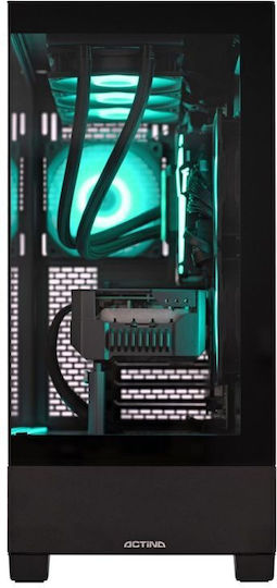 Actina Гейминг Настолен Компютър Ultra 7-270K Плюс 64GB DDR5 2TB SSD GeForce RTX 5090 Без Операционна Система