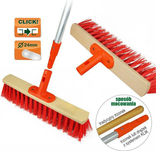 Saska Garden Garden Street Brush 40cm Click