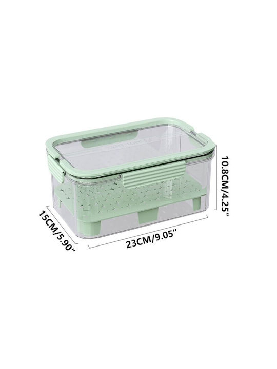 Alista Home Cutie De Prânz Din Plastic Verde 23x15cm