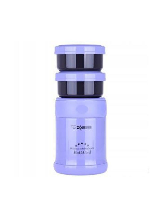Zojirushi Inox Thermo Lunch Box Purple 350ml
