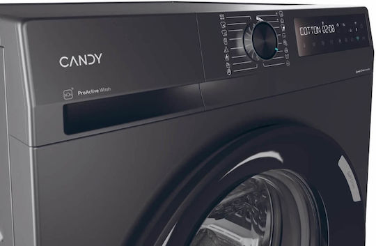 Candy ProWash 500 Waschmaschine 8kg mit Dampftechnologie 1400 Umdrehungen Graues BR 48B6G-S