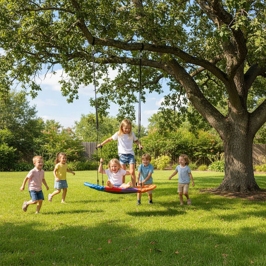 Relaxdays Hanging Swing 165x45x123cm Multicolour