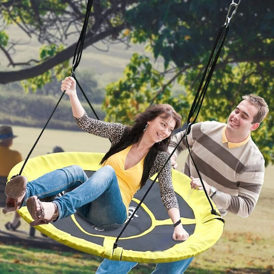 Nest Hanging Fabric Yellow Swing