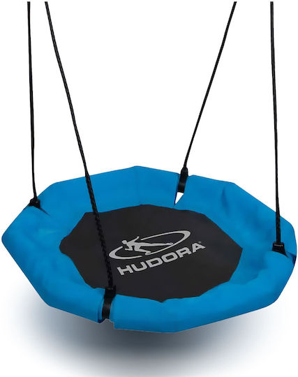 Leagăn Tip Cuib Suspendat Metalic Albastru