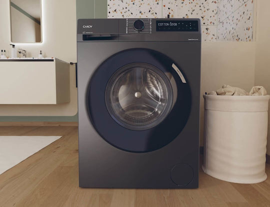 Candy ProWash 500 Waschmaschine 8kg mit Dampftechnologie 1400 Umdrehungen Graues BR 48B6G-S