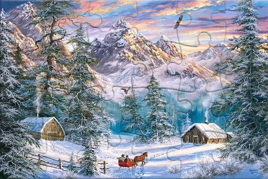 Kinderpuzzle Berg 24 Teile Castorland